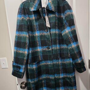 Free Assembly Women's long wool coat Size small-reserved